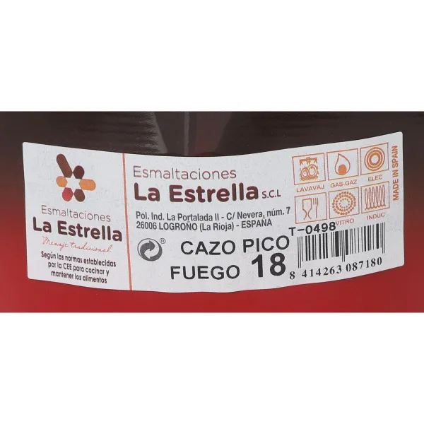 Samtis La Estrella Fuego 2,2 L 34,5 x 19,5 x 10 cm (6 vnt.)