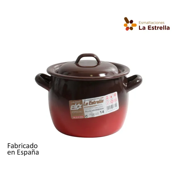 Kastrolis ar Vāku La Estrella Fuego ø 12 x 11 cm (4 gb.)
