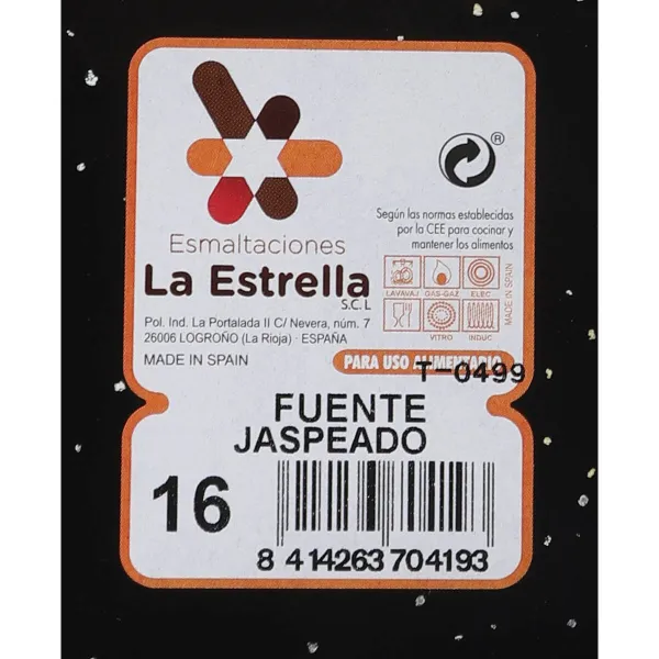 Kattila La Estrella Jaspeada 600 ml Ø 16 x 3,9 cm (12 osaa)