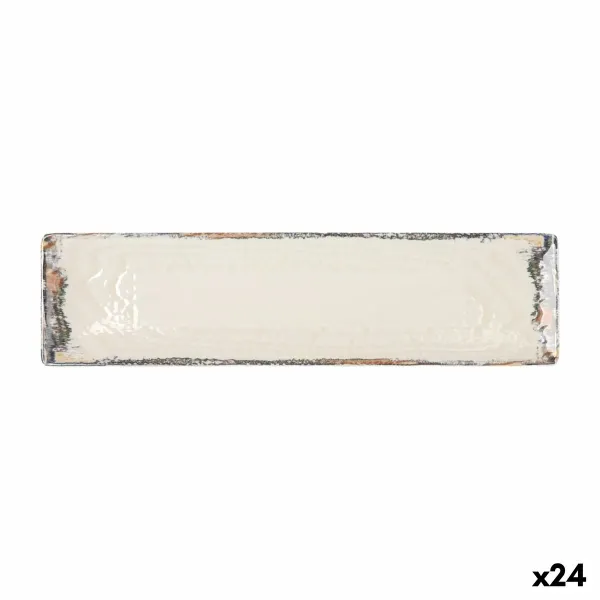 Vuoka La Mediterránea Albus Suorakulmainen 30 x 8 x 2 cm (24 osaa)