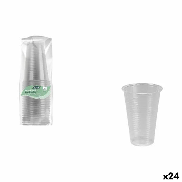 Set of glasses Algon 220 ml 25 Pieces (24 Units)