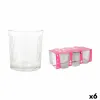 Set of glasses La Mediterránea STRAIGHT 6 Pieces (6 Units)