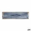 Pasniegšanas Plate La Mediterránea Aelia Taisnstūra 30 x 8 x 2 cm (24 gb.)