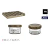 Стеклянная банка La Mediterránea WOOD 100 ml (72 штук)