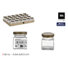 Стеклянная банка La Mediterránea WOOD 60 ml (72 штук)