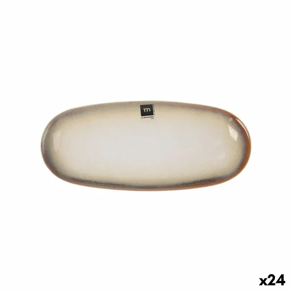 Serviravimo Lėkštė La Mediterránea Fustam Ovalus 29,5 x 12,7 x 2,4 cm (24 vnt.)