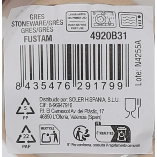 Cup La Mediterránea Fustam 240 ml (48 Units)