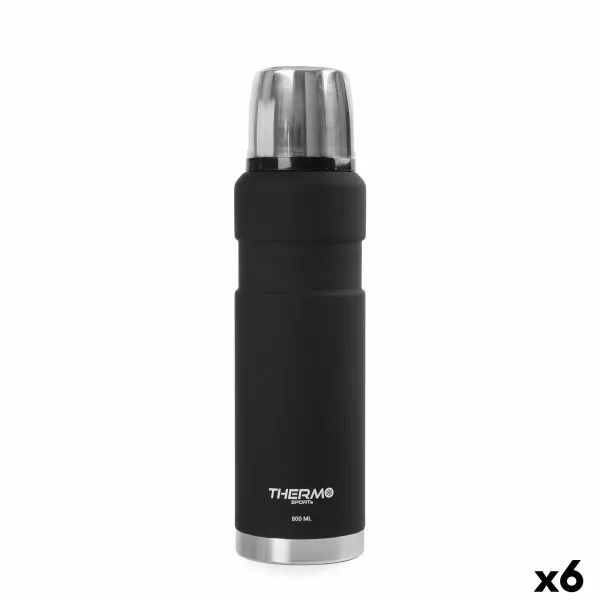Termoss ThermoSport Melns 0,8 L (6 gb.)