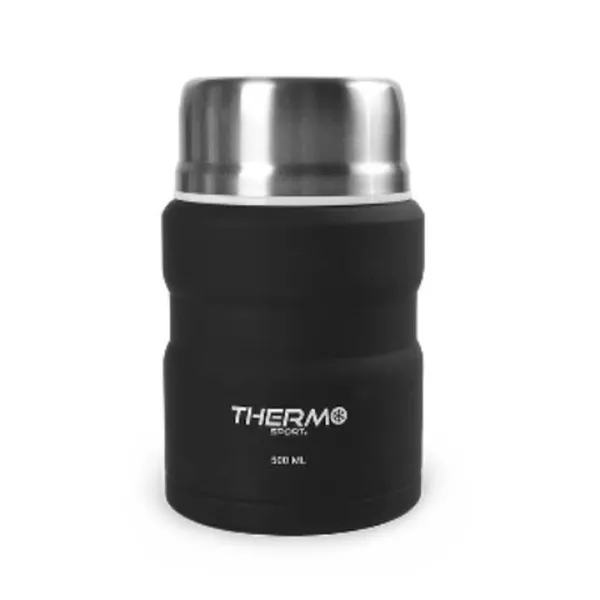 Пищевой термос ThermoSport Чёрный Сталь 500 ml (6 штук)