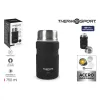 Пищевой термос ThermoSport Чёрный Сталь 750 ml (6 штук)