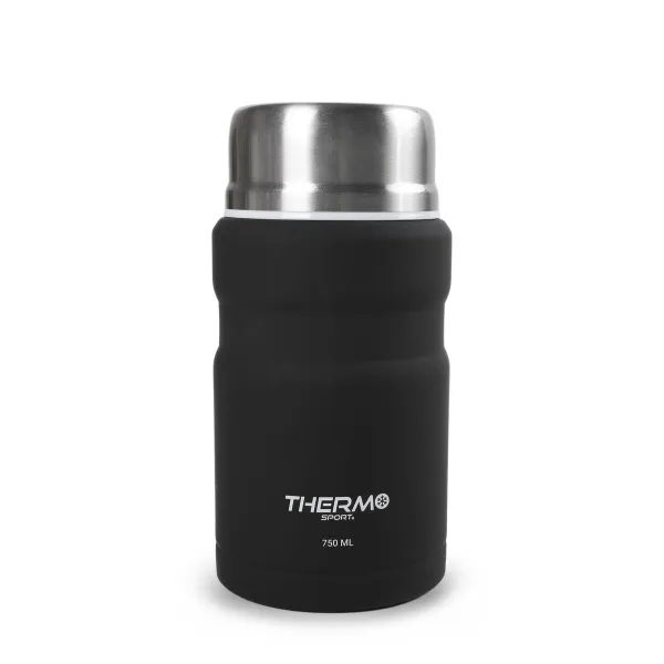 Пищевой термос ThermoSport Чёрный Сталь 750 ml (6 штук)