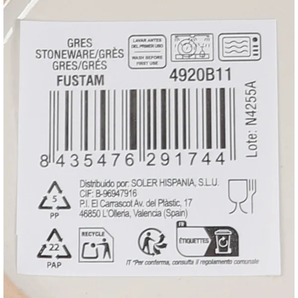 Užkandžių indai La Mediterránea fustam Ø 15,5 cm 860 ml (24 vnt.)