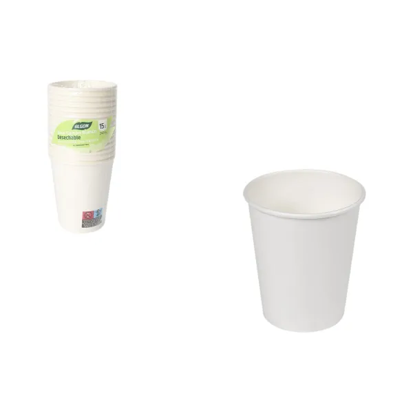 Glāžu komplekts Inde Balts 250 ml 15 Daudzums (24 gb.)