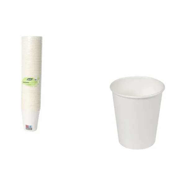 Vairākkārt lietojamu glāžu komplekts Algon Balts 250 ml 50 Daudzums (18 gb.)