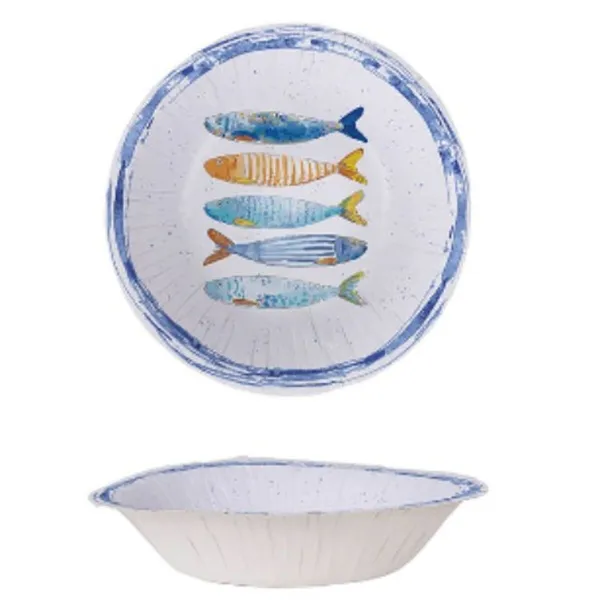 Plate set Inde 450 ml 6 Pieces (24 Units)