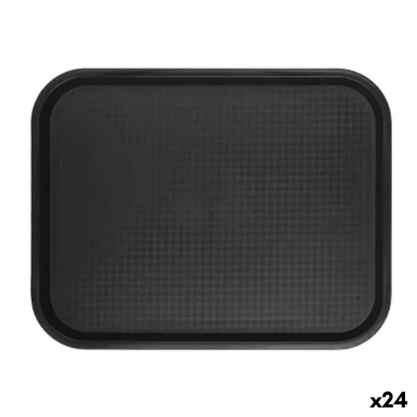 Paplāte Quttin Melns 45 x 35 cm (24 gb.)