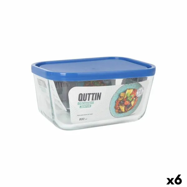 Судок Inde Frigo Прямоугольный 16,5 x 11,7 x 7,4 cm (6 штук)