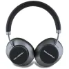 Karl Lagerfeld Saffiano Elongated - Wireless Bluetooth ANC + ENC Over-Ear Headphones (Black)