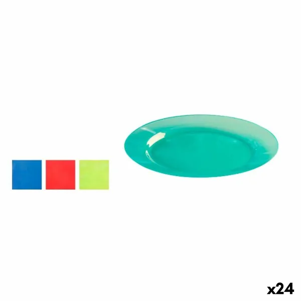 Plate set Algon Ø 19 cm 4 Pieces (24 Units)