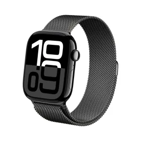 Crong Milano Steel - Stainless Steel Strap for Apple Watch 38/40/41/42 mm (Graphite)