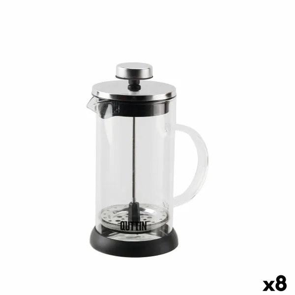 Mug with Infusion Filter Quttin Borosilicate Glass 0,35 L (8 Units)