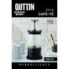 Mug with Infusion Filter Quttin Borosilicate Glass 0,35 L (8 Units)