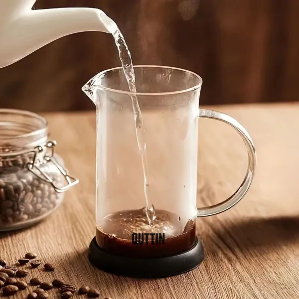 Mug with Infusion Filter Quttin Borosilicate Glass 0,6 L (8 Units)