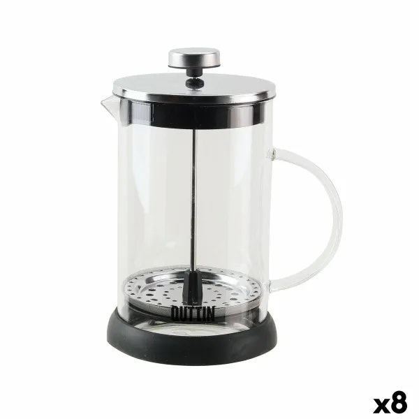 Mug with Infusion Filter Quttin Borosilicate Glass 800 ml 16 x 11 x 18 cm (8 Units)