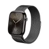 Crong Milano Steel - Stainless Steel Strap for Apple Watch 38/40/41/42 mm (Graphite)