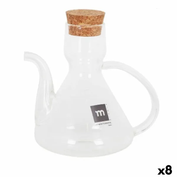 Mausteikko La Mediterránea Bell Läpinäkyvä Silikoni Borosilikaattilasi 275 ml (8 osaa)