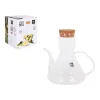Cruet La Mediterránea Bell Transparent Silicone Borosilicate Glass 500 ml (8 Units)