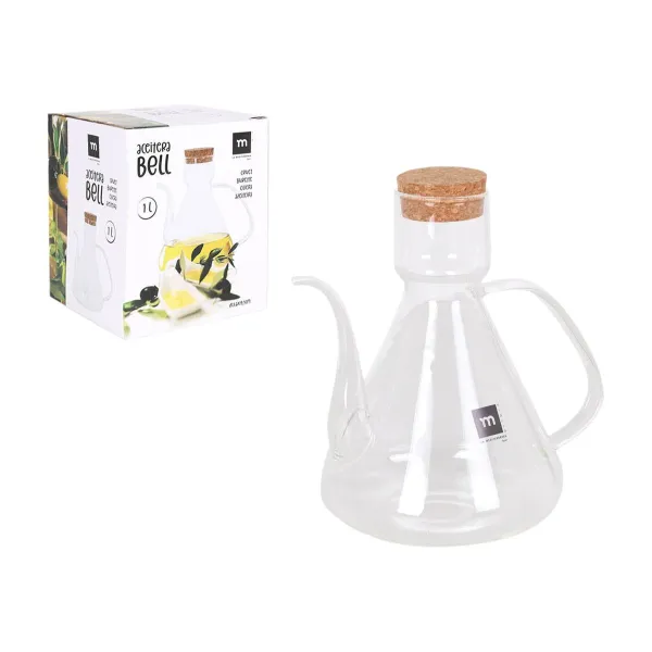 Menāža La Mediterránea Bell Caurspīdīgs Silikona Borosilikāta glāze 1 L (4 gb.)
