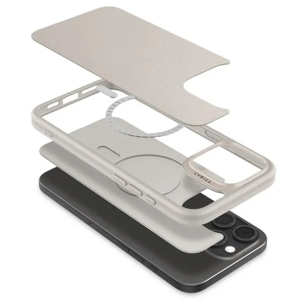Spigen Cyrill Kajuk Mag MagSafe - Case for iPhone 16 Pro Max (Cream)