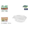 Reusable Food Trays Algon OPS 375 ml 16 x 12,7 x 4,7 cm (4 Pieces) (24 Units)