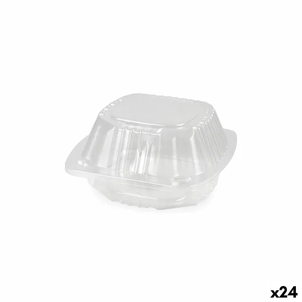 Многоразовые подносы Algon BURGER 13 x 13 x 6,9 cm (5 Предметы) (24 штук)