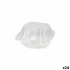 Uudelleen käytettävä ruoka-alustat Algon BURGER 13 x 13 x 6,9 cm (5 Kappaletta) (24 osaa)