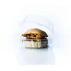 Reusable Food Trays Algon BURGER 13 x 13 x 6,9 cm (5 Pieces) (24 Units)