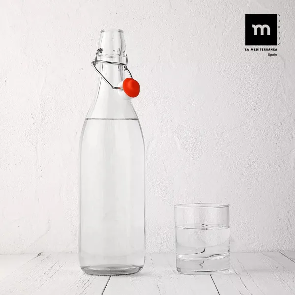 Стеклянная бутылка La Mediterránea Cтекло 1 L (12 штук)