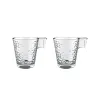 Komplekts ar kafijas tasēm La Mediterránea Napoli Abstract Caurspīdīgs Stikls 210 ml 2 Daudzums (36 Vienības)