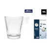 Komplekts ar kafijas tasēm La Mediterránea Napoli diamond Caurspīdīgs Stikls 210 ml 2 Daudzums (36 Vienības)