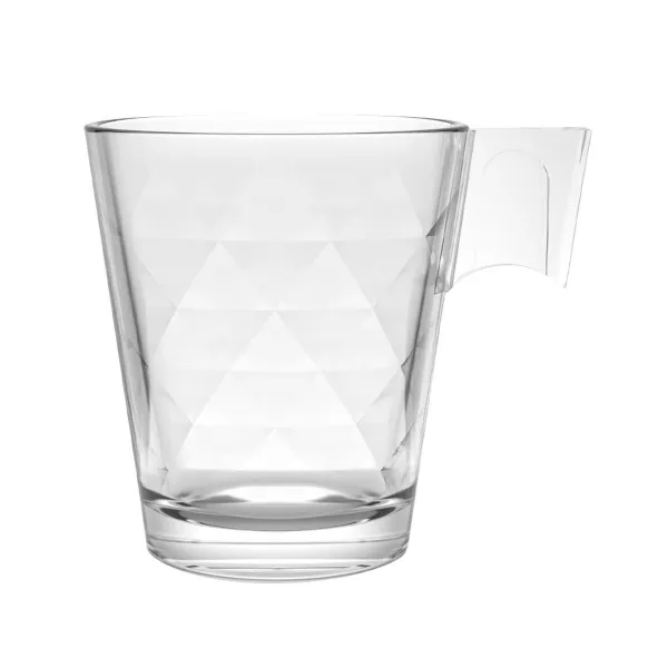 Vnt. kavos puodelių rinkinys La Mediterránea Napoli diamond Skaidrus stiklas 210 ml 2 Dalys (36 Vienetai)