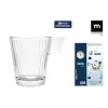 Piece Coffee Cup Set La Mediterránea Napoli lineal Transparent Glass 210 ml 2 Pieces (36 Units)