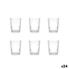 Set of glasses La Mediterránea Cairo Transparent Glass 110 ml 6 Pieces (24 Units)