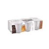 Set of glasses La Mediterránea Cairo Transparent Glass 110 ml 6 Pieces (24 Units)