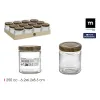 Стеклянная банка La Mediterránea WOOD 250 ml (24 штук)