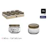 Стеклянная банка La Mediterránea WOOD 140 ml (24 штук)