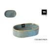 Serving Platter La Mediterránea Scratch blue 13 x 8 x 4 cm (24 Units)