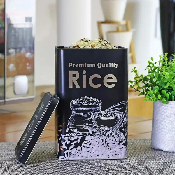 Металлическая Банка Quttin RICE (12 штук)
