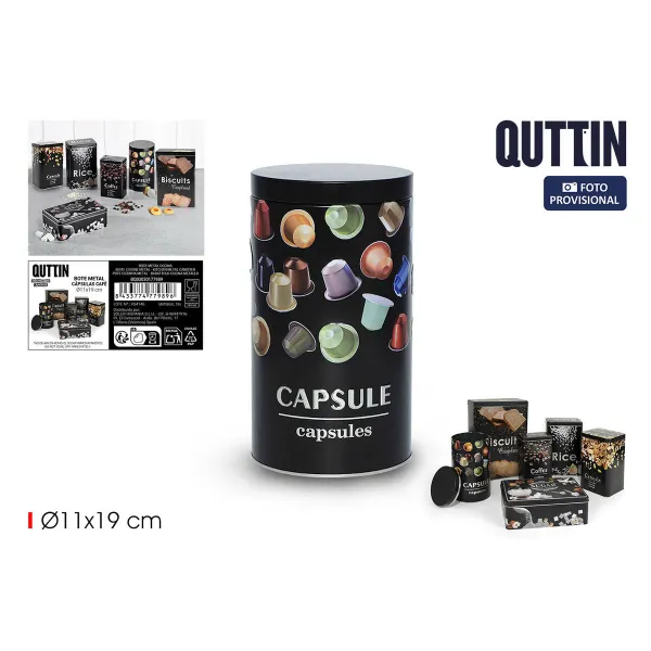 Металлическая Банка Quttin Capsules (12 штук)