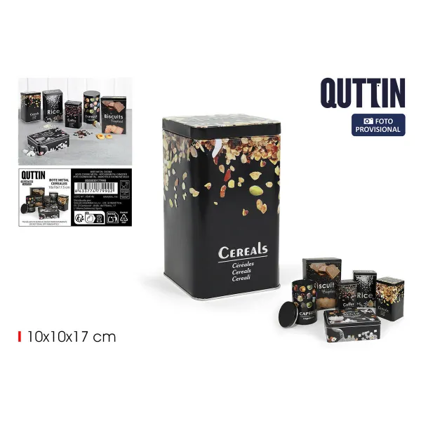 Металлическая Банка Quttin CEREALS (12 штук)